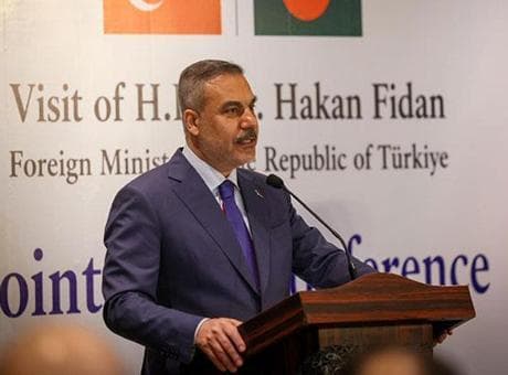 Bakan Fidan Bangladeş'te: Rohingya krizini gündemde tutmak için yoğun çaba sarf ediyoruz