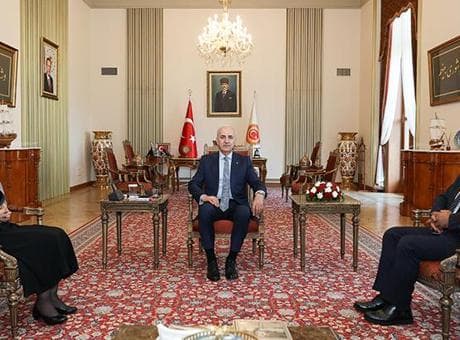 TBMM Başkanı Kurtulmuş, DEM Parti heyetini kabul etti