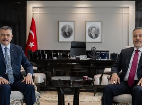 Dışişleri Bakanı Hakan Fidan, İçişleri Bakanı Mustafa Çiftçi ile görüştü