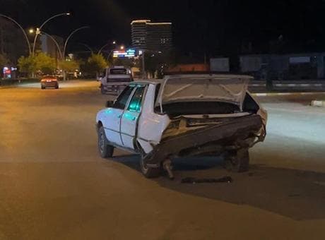 Yer: Çorum! Kazaya karışan sürücü aracını bırakıp kaçtı