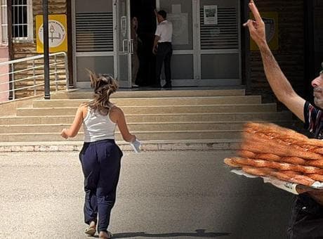Simitçi süreyi hatırlattı ama... 1 saniye ile sınavı kaçırdı!
