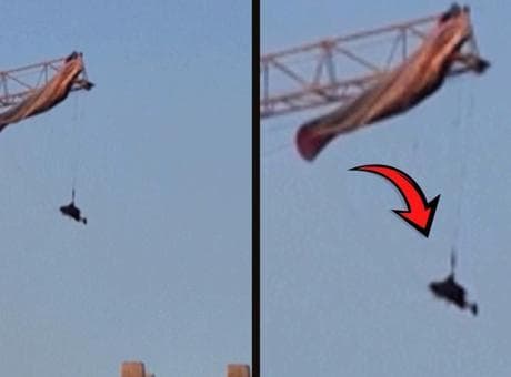 60 metre yükseklikte asılı kaldı! Paraşütle atlama kabusa dönüştü
