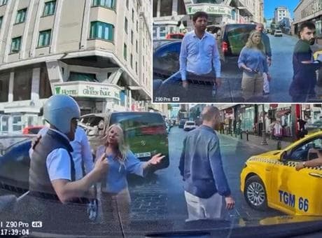 Yolu paylaşamadılar! İstanbul'da akılalmaz olay: Boksörüm çeneni kırarım