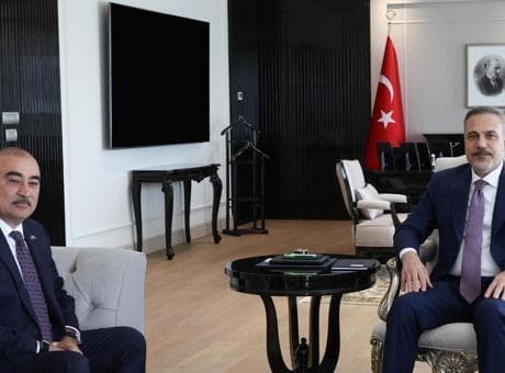 Dışişleri Bakanı Hakan Fidan, Azerbaycanlı Büyükelçi Reşad Memmedov’u Ankara'da kabul etti