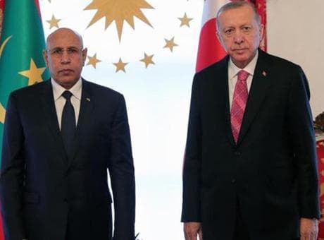 Cumhurbaşkanı Erdoğan Moritanya Cumhurbaşkanı El Ghazouani ile görüştü