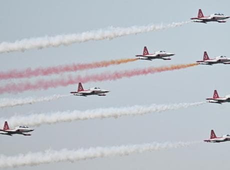 Türk Yıldızları Belçika'da nefes kesti! En uzun gösteriye imza attı