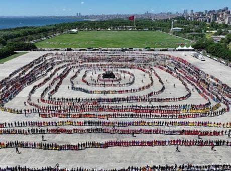 İstanbul'da 5 bin kişi toplandı ve Guinness Rekorlar Kitabı'na girildi