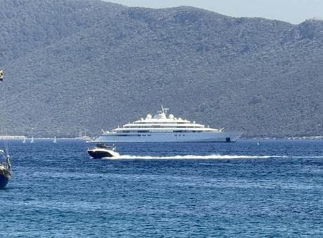 Tam 150 milyon dolar değerinde! Yüzen saray Bodrum’da