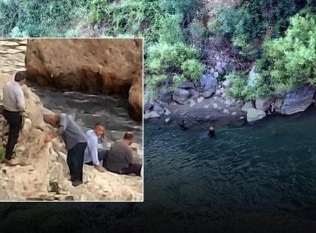 Bitlis'te dere faciası! 3 kardeş akıntıya kapıldı; babanın çaresizliği kahretti