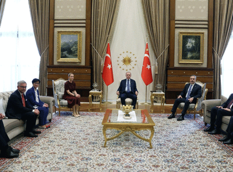 Cumhurbaşkanı Erdoğan, AB Yüksek Temsilcisi Kallas'ı kabul etti