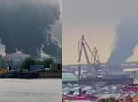 Ukrayna'dan Rusya'ya dron yağmuru! Petrol terminali vuruldu