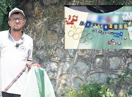 Çöpten 3.5 milyon TL'lik altın buldu! Polise teslim etti