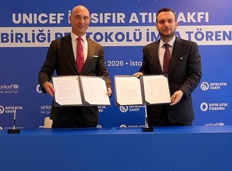 Sıfır Atık Vakfı ile UNICEF Türkiye arasında mutabakat zaptı imzalandı