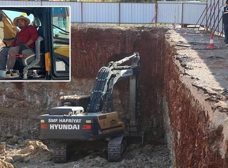 Denizli’de göçük altında kalan kepçe operatörü hayatını kaybetti