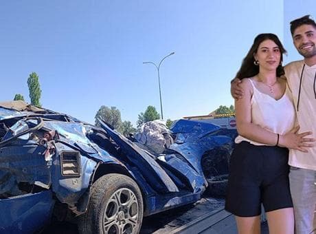 Aile ziyareti dönüşü katliam gibi kaza: Uzman çavuş ile eşi öldü, 8 aylık bebek ağır yaralandı