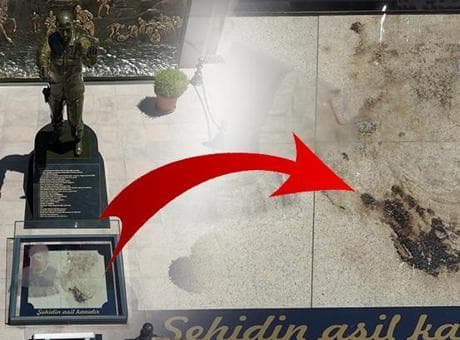 Ömer Halisdemir'in şehit düştüğü yer görüntülendi