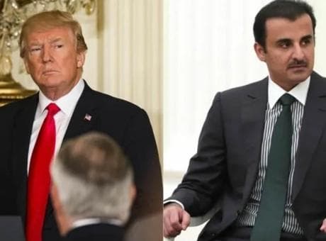 Trump'tan Katar'a taziye mesajı! Emir Şeyh Temim ile görüştü