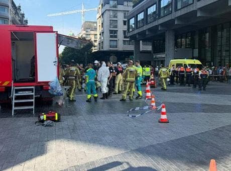 Belçika'da belediye binası alelere teslim oldu! 2 ölü, 4 kayıp