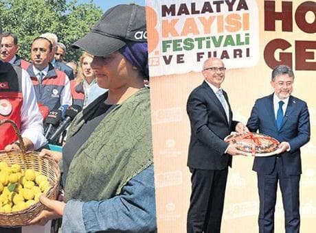 Bereketli kayısı coşkulu festival