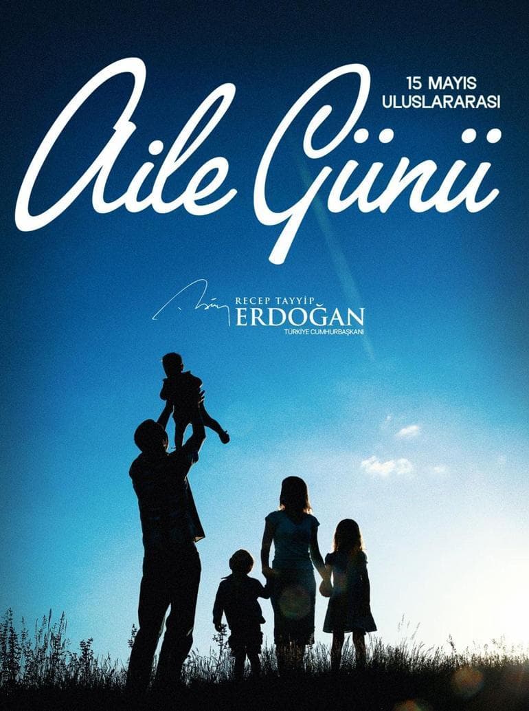 Cumhurbaşkanı Erdoğan'dan 'Uluslararası Aile Günü' mesajı