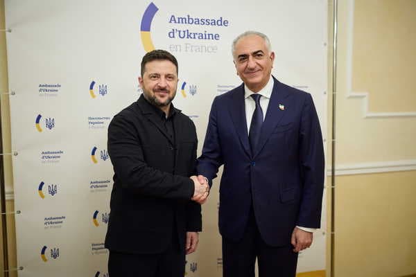 Zelenski, Paris’te Rıza Pehlevi ile görüştü: 'Rejim ciddi kayıplar verdi'
