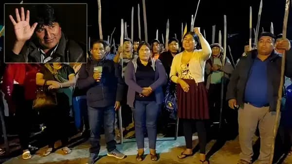 Morales'in kaçırılacağına dair söylenti Bolivya'yı karıştırdı... Halk konutunun çevresinde barikat kurdu!