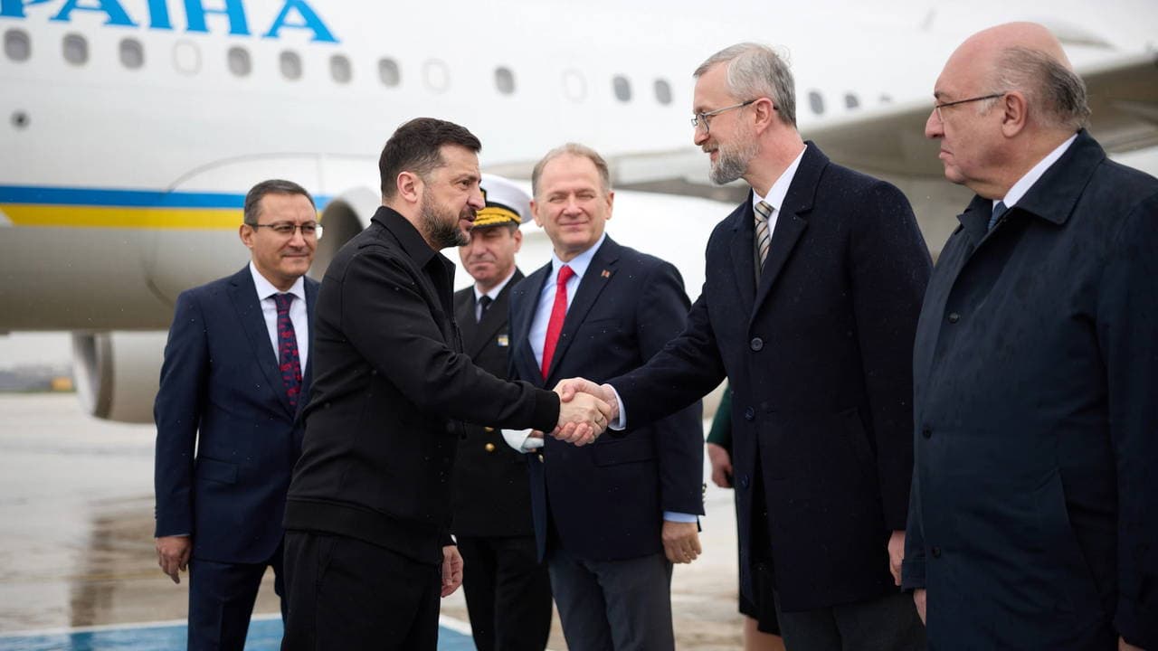 Ukrayna Devlet Başkanı Zelenski'yi İstanbul'da 'Bağcılar kaymakamı' karşıladı