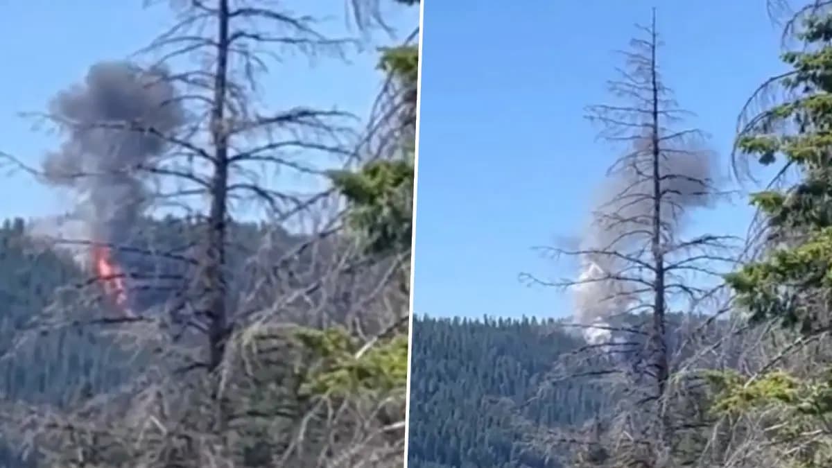 ABD’ye ait savaş uçağı düştü: Pilot fırlatma koltuğuyla kurtuldu