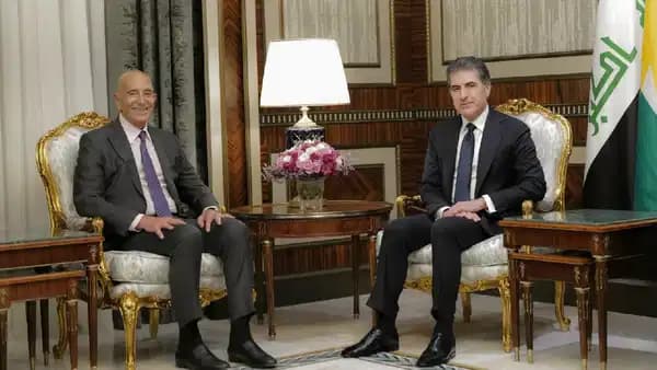IKBY Başkanı Barzani, ABD'nin Suriye Özel Temsilcisi Barrack ile görüştü!