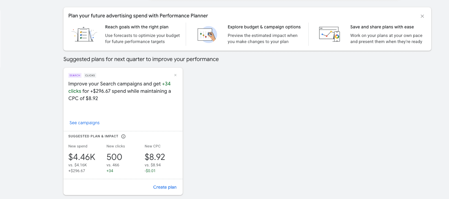Google Ads Performans Planlayıcı ve Erişim Planlayıcı nasıl kullanılır?