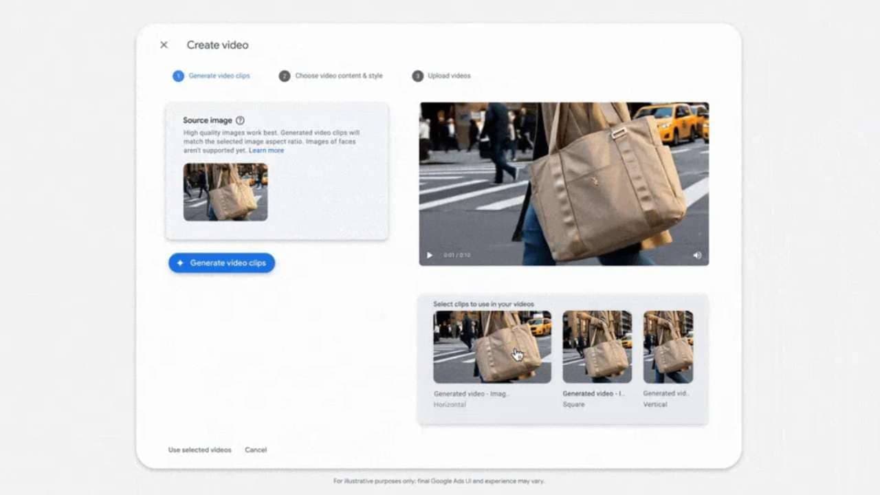 Google, Veo video oluşturma modelini dünya çapında Google Ads'e getiriyor