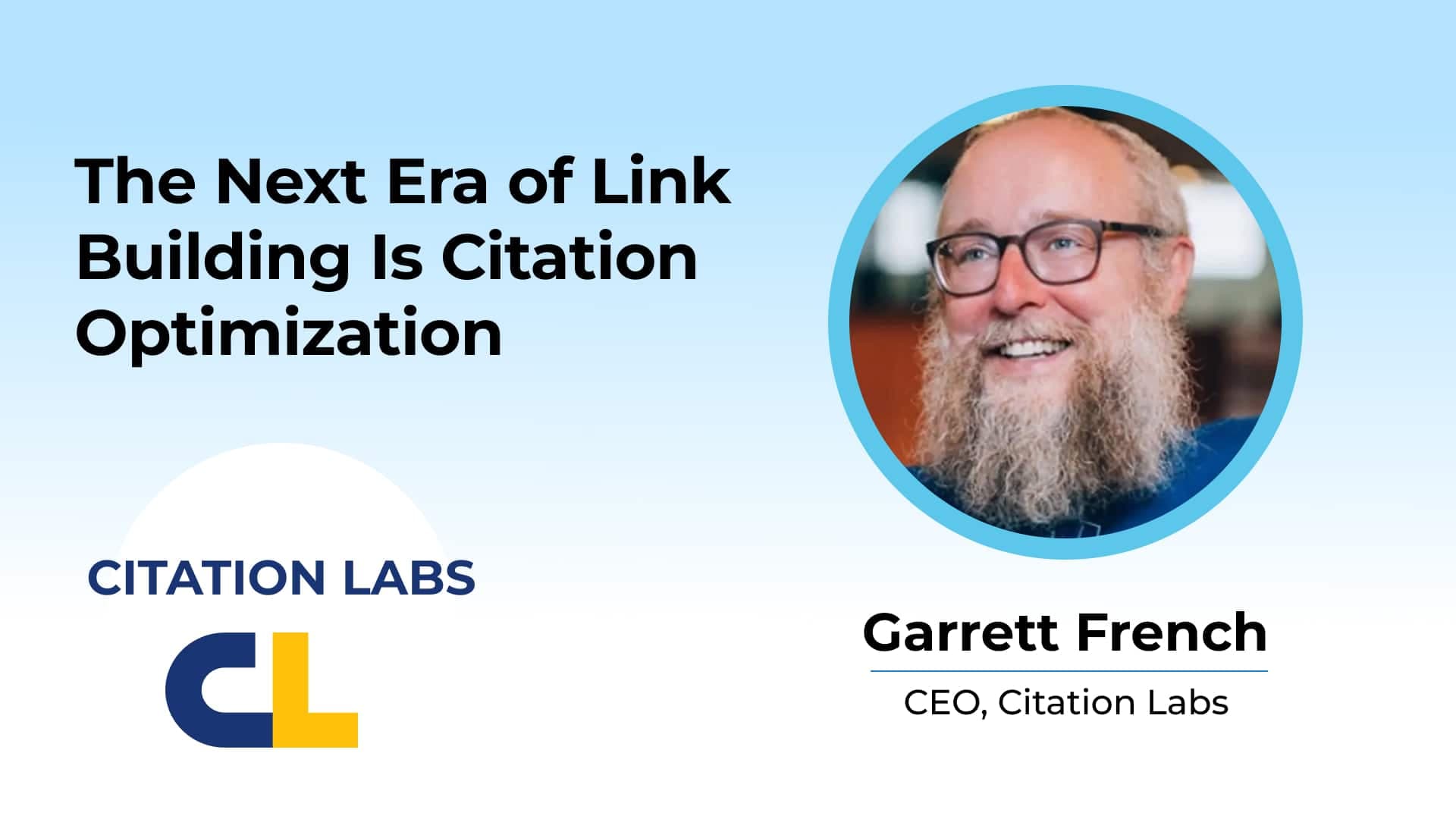 Bağlantı oluşturmanın bir sonraki dönemi, Citation Labs tarafından yapılan alıntı optimizasyonudur