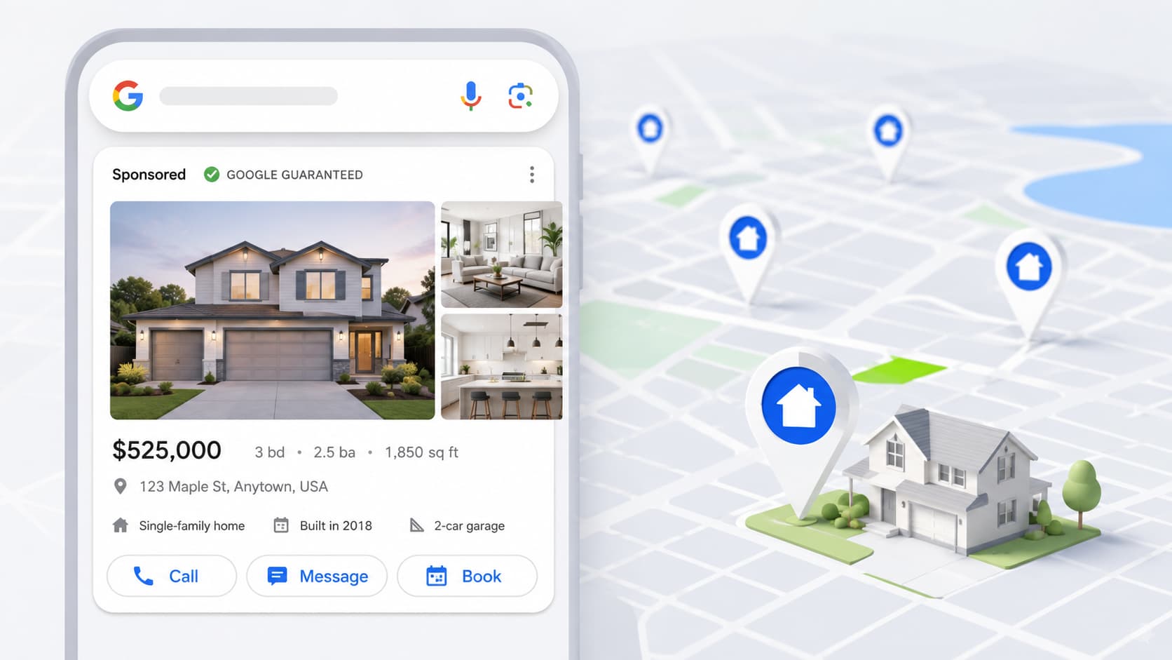 Google, gayrimenkullere yönelik daha zengin Yerel Hizmet Reklamlarını ülke çapında genişletiyor