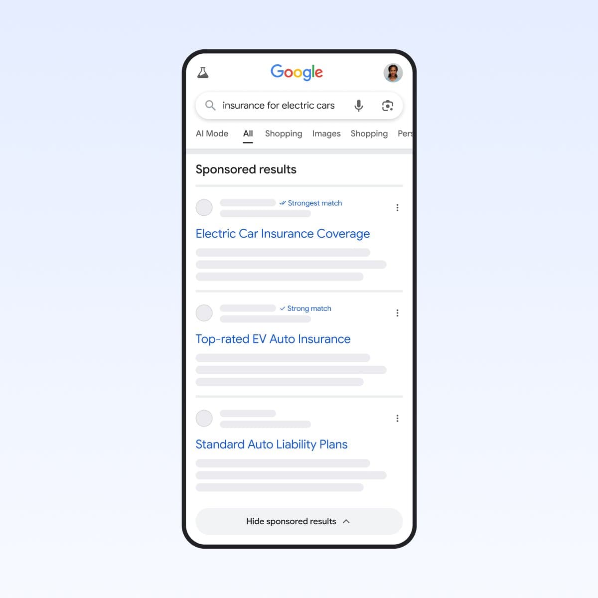 Google, Arama Ağı reklamlarında "En güçlü eşleşme" etiketlerini test ediyor