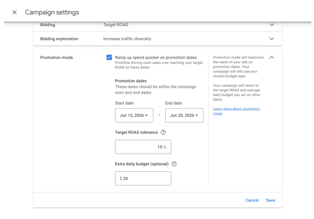 Google, Akıllı Teklif Araştırmasını genişletiyor, Promosyon Modu ekliyor