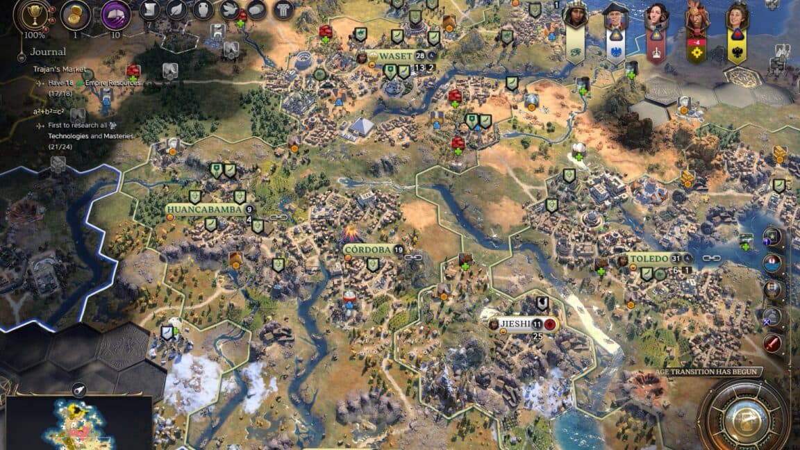 Civilization VII sonunda zamana karşı dayanıklı bir uygarlık oluşturmanıza olanak tanıyor