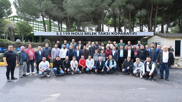 Belek’te geleneksel bayram buluşması! Taksicilerle kritik başlıklar ele alındı