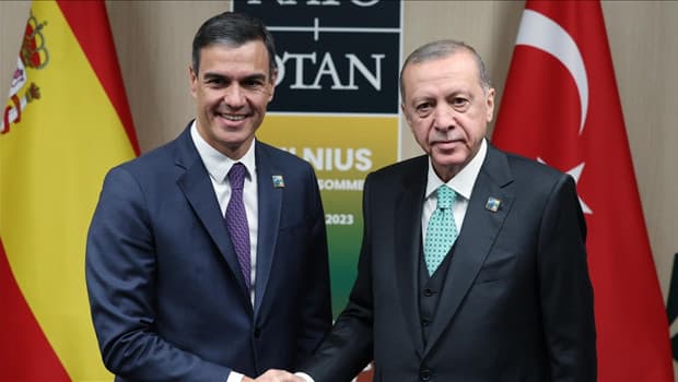 Cumhurbaşkanı Erdoğan, İspanya Başbakanı Sanchez ile görüştü