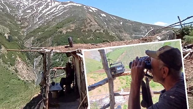Yalnızlığı seçen adamın film gibi hayatı: 40 yıldır 2 bin 200 rakımda yaşam sürüyor