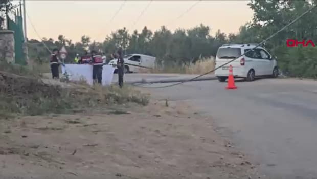Kaza yapan sürücüye yardıma giderken elektrik akımına kapılıp öldü