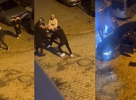 Sultangazi’de aynı gün iki kavga! Yolda darp, kafede sandalyeli savaş: O anlar kamerada