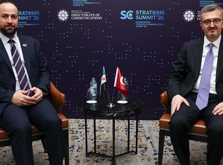 İletişim Başkanı Duran, Suriye Enformasyon Bakanı el-Mustafa ile görüştü