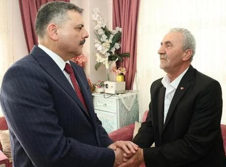 Bakan Çiftçi, Konya'da şehit Ali Teke'nin ailesine ziyarette bulundu