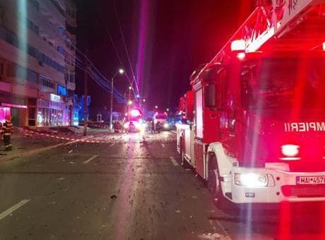 Romanya'da bir apartmana Rus İHA'sı düştü: 2 yaralı