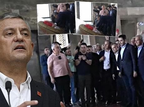 Anıtkabir’de 'çelenk' krizi! Özgür Özel’in çelengindeki yazı gerginlik çıkardı