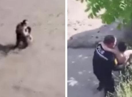 Torununu kurtarmak isteyen dedenin acı sonu! Akıntıya kapılarak can verdi