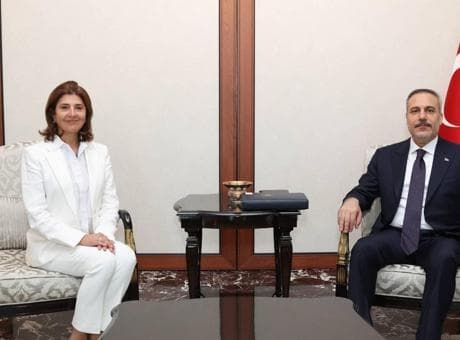 Dışişleri Bakanı Hakan Fidan, BM Genel Sekreteri'nin Kıbrıs Şahsi Temsilcisi'ni kabul etti