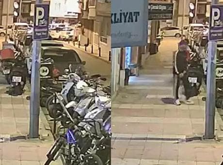 Motosiklet hırsızlığı şüphelisi 120 güvenlik kamerası incelenerek yakalandı