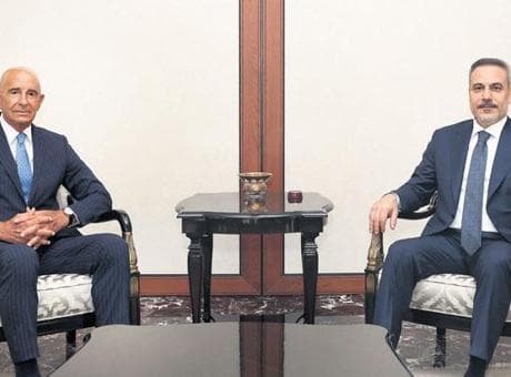 Dışişleri Bakanı Hakan Fidan, Barrack ile görüştü