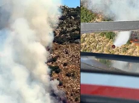 Antalya'da orman yangını! Havadan karadan müdahale